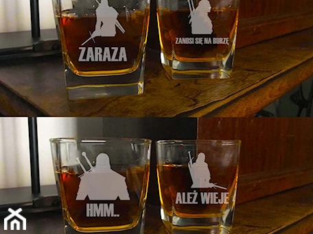 Aranżacje wnętrz - Kuchnia: Szklanki do whisky "Wiedźmin Geralt" - Giftgravity. Przeglądaj, dodawaj i zapisuj najlepsze zdjęcia, pomysły i inspiracje designerskie. W bazie mamy już prawie milion fotografii!