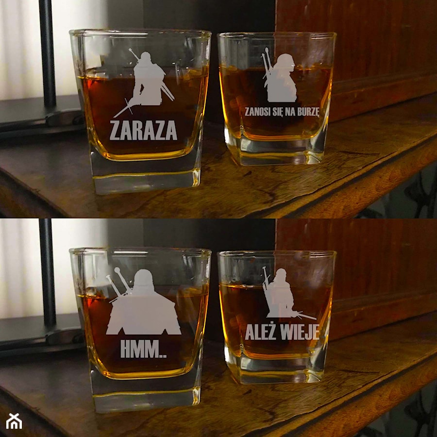 Szklanki do whisky "Wiedźmin Geralt" - zdjęcie od Giftgravity