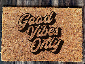 "Good vibes only" Wycieraczka kokosowa - zdjęcie od Giftgravity