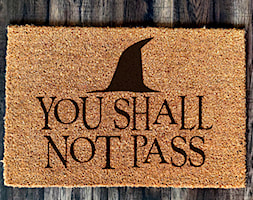 "You shall Not Pass" Wycieraczka kokosowa - zdjęcie od Giftgravity - Homebook
