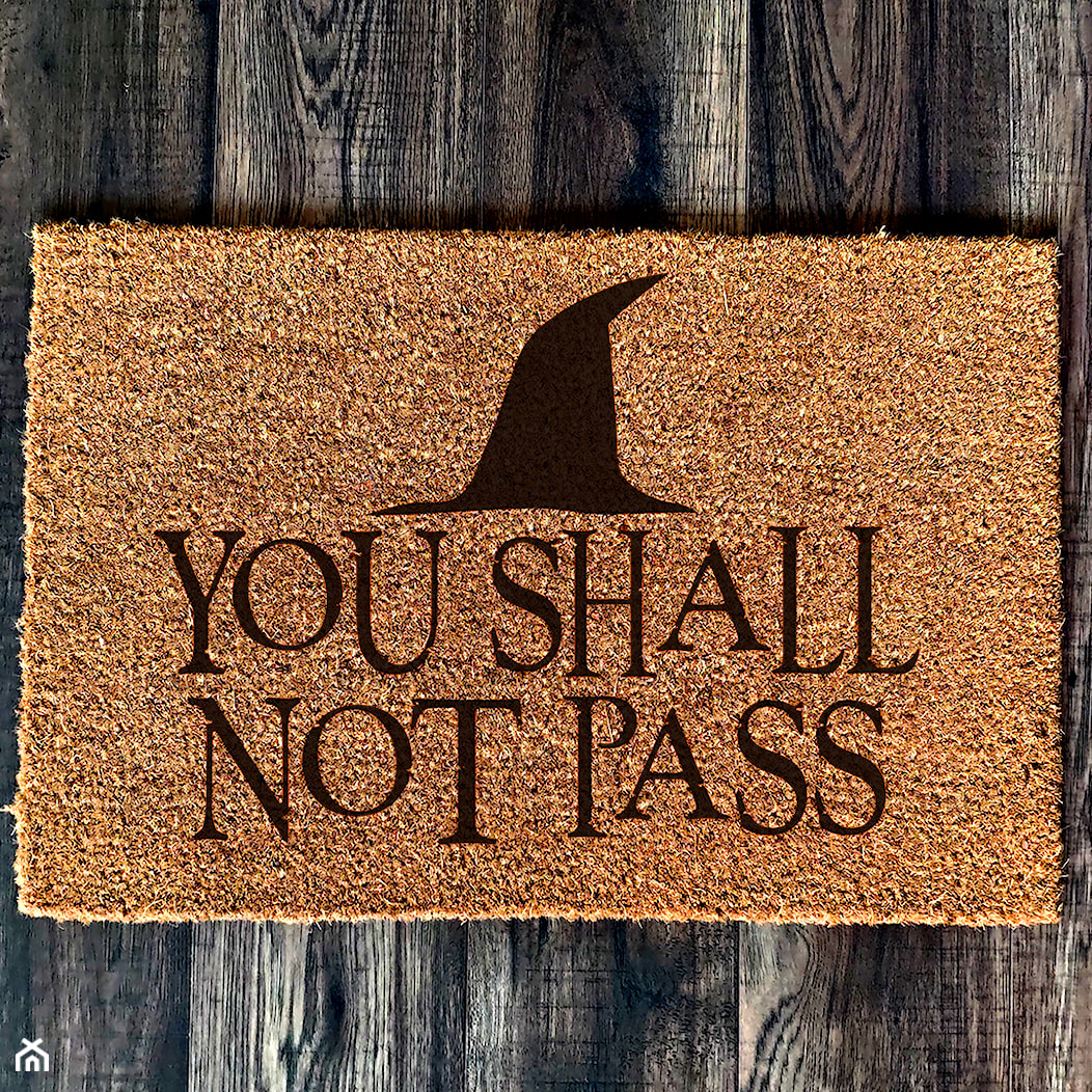 "You shall Not Pass" Wycieraczka kokosowa - zdjęcie od Giftgravity - Homebook