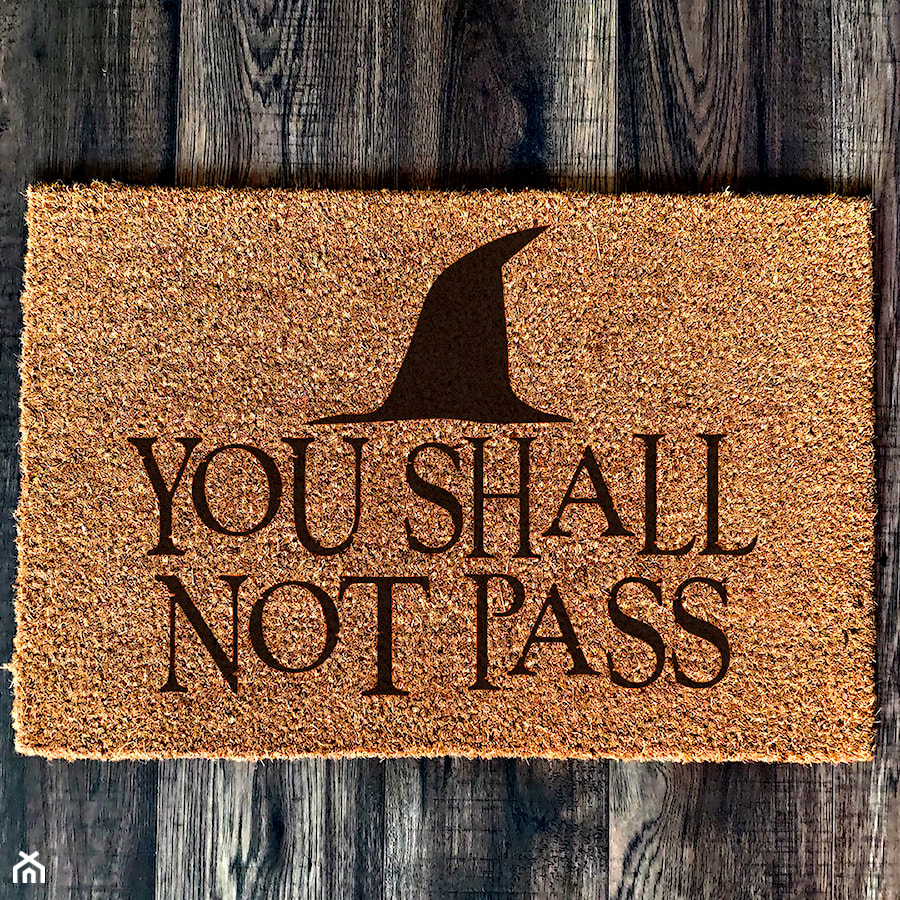 "You shall Not Pass" Wycieraczka kokosowa - zdjęcie od Giftgravity