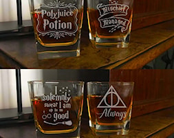 Szklanki do whisky "Harry Potter" ENG - zdjęcie od Giftgravity - Homebook