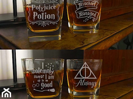 Aranżacje wnętrz - Kuchnia: Szklanki do whisky "Harry Potter" ENG - Giftgravity. Przeglądaj, dodawaj i zapisuj najlepsze zdjęcia, pomysły i inspiracje designerskie. W bazie mamy już prawie milion fotografii!