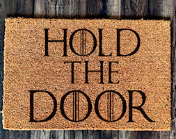 "Hold The Door" Wycieraczka kokosowa - zdjęcie od Giftgravity - Homebook