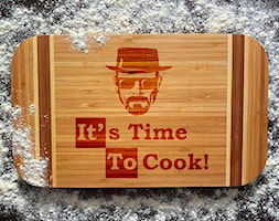 „It's time to cook” Bambusowa deska kuchenna - zdjęcie od Giftgravity - Homebook