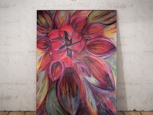 Obraz oryginalny Tropical Flower - zdjęcie od Bombonierka Wnętrz - pracownia artystyczna