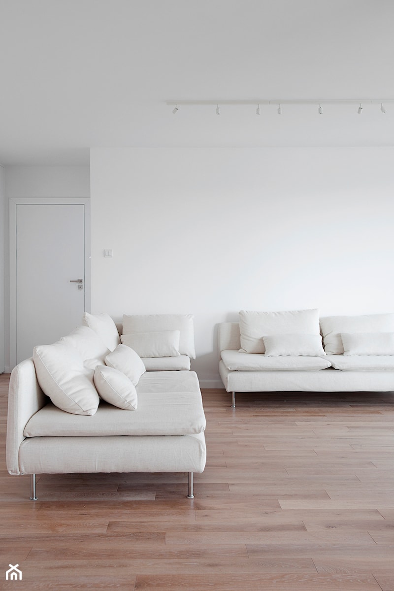 Apartament Tarasy Verona - Salon, styl minimalistyczny - zdjęcie od Niuans projektowanie wnętrz