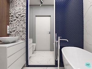 Mała łazienka z wanną - zdjęcie od PRACOWNIA PROJEKTOWANIA WNĘTRZ ONADESIGN - ARCHITEKT / PROJEKTANT WNĘTRZ