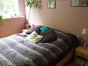 Sypialnia obecnie - widok na łóżko - zdjęcie od klaryska