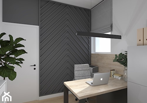 Małe biuro - Biuro, styl nowoczesny - zdjęcie od Mak Studio Projektowe