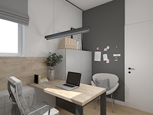 Małe biuro - Biuro, styl nowoczesny - zdjęcie od Mak Studio Projektowe