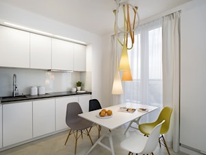 Mieszkanie dwupoziomowe 65 m2, Krowodrza, Kraków - Kuchnia, styl minimalistyczny - zdjęcie od Morpho Studio