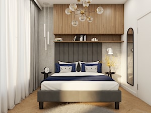 Sypialnia z zabudową stolarską - zdjęcie od mJoy Wnętrza