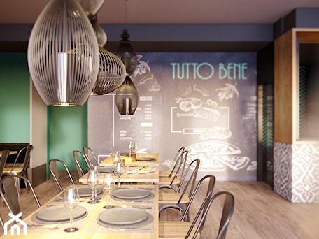 Aranżacje wnętrz - Wnętrza publiczne: TUTTO BENE pizzeria - MEO interiors. Przeglądaj, dodawaj i zapisuj najlepsze zdjęcia, pomysły i inspiracje designerskie. W bazie mamy już prawie milion fotografii!