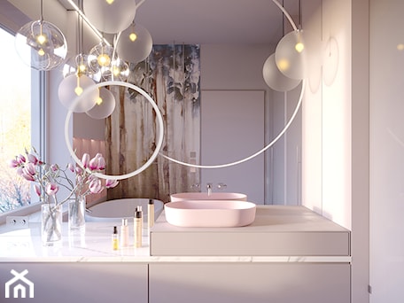 Aranżacje wnętrz - Łazienka: BLUSH PINK : ŁAZIENKA - Łazienka, styl nowoczesny - MEO interiors. Przeglądaj, dodawaj i zapisuj najlepsze zdjęcia, pomysły i inspiracje designerskie. W bazie mamy już prawie milion fotografii!