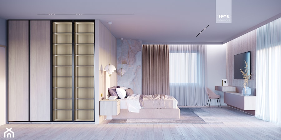 BLUSH PINK : SYPIALNIA - Sypialnia, styl nowoczesny - zdjęcie od MEO interiors