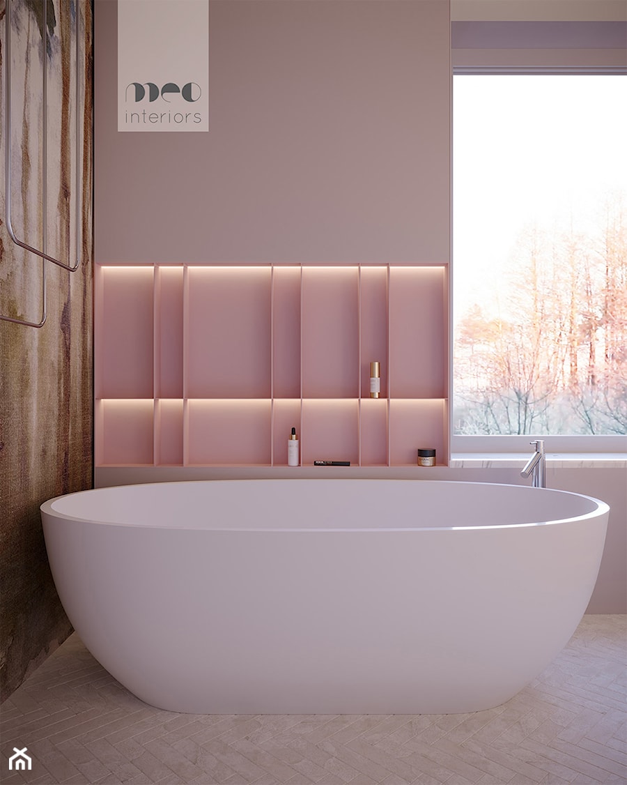 BLUSH PINK : ŁAZIENKA - Łazienka, styl nowoczesny - zdjęcie od MEO interiors