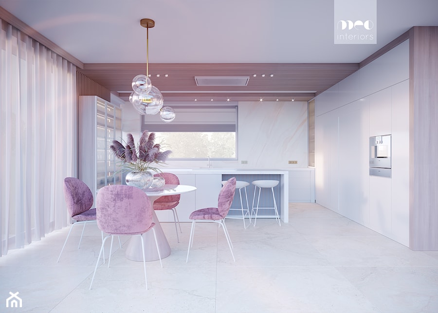 BLUSH PINK : KUCHNIA - Kuchnia, styl nowoczesny - zdjęcie od MEO interiors