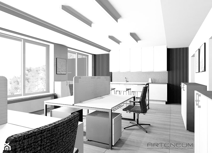 Biuro w Rzeszowie - Wnętrza publiczne, styl minimalistyczny - zdjęcie od ARTENEUM