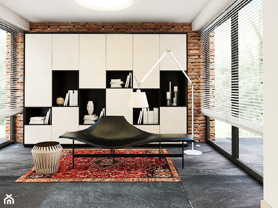 Dom w Chybach - Salon, styl nowoczesny - zdjęcie od Nawrocki Interior Design