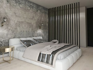 Apartament w Poznaniu - Sypialnia, styl nowoczesny - zdjęcie od Nawrocki Interior Design