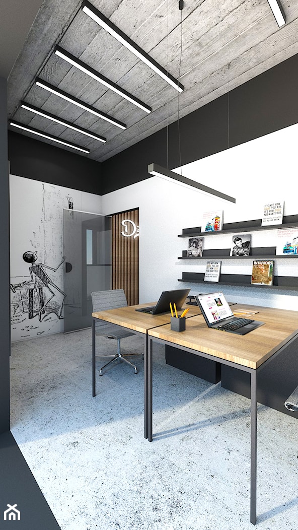 Biuro Dżepetto - Biuro, styl nowoczesny - zdjęcie od Nawrocki Interior Design - Homebook