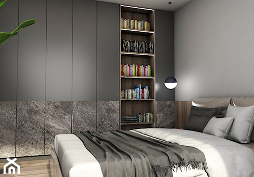 Męskie mieszkanie - Sypialnia, styl nowoczesny - zdjęcie od Nawrocki Interior Design