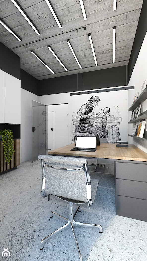 Biuro Dżepetto - Biuro, styl nowoczesny - zdjęcie od Nawrocki Interior Design - Homebook