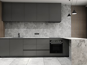 Męskie mieszkanie - Kuchnia, styl nowoczesny - zdjęcie od Nawrocki Interior Design