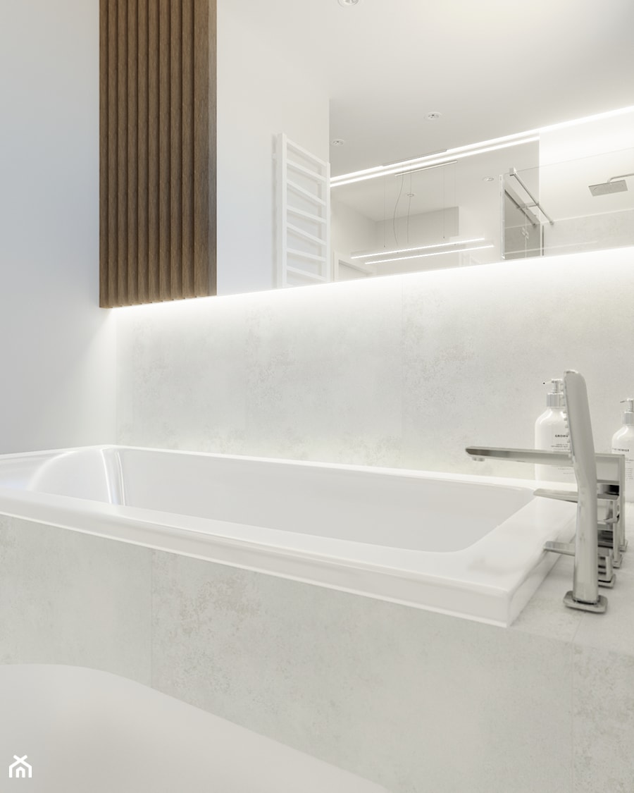 Minimalistyczna łazienka 🛁 - Łazienka, styl nowoczesny - zdjęcie od Agnieszka Jastrzębska | Interior Design