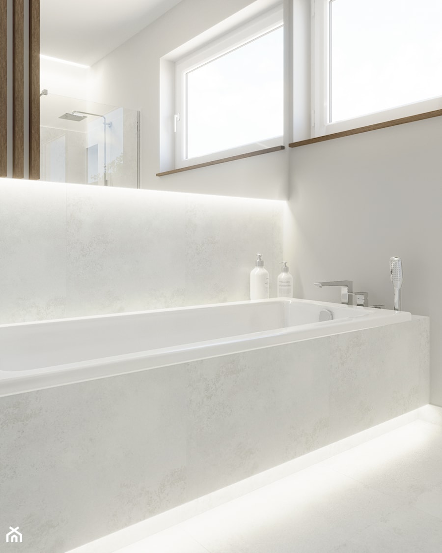 Minimalistyczna łazienka 🛁 - Łazienka, styl nowoczesny - zdjęcie od Agnieszka Jastrzębska | Interior Design