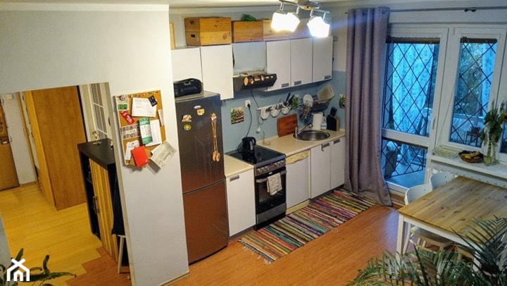 1. Obecny stan widok na kuchnię i częściowo na korytarz. - zdjęcie od Piotr Gruszka 6