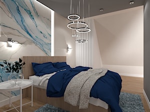 Projekt dwupoziomowego mieszkania - Sypialnia, styl nowoczesny - zdjęcie od ES Projekty Wnętrz