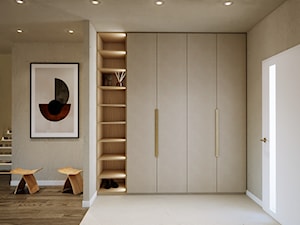 Przytulne proste wnętrza - Hol / przedpokój, styl minimalistyczny - zdjęcie od ES Projekty Wnętrz