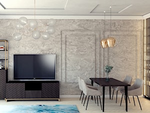Eleganckie mieszkanie Modern Classic - Jadalnia - zdjęcie od ES Projekty Wnętrz