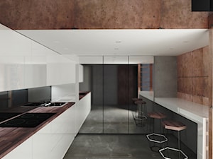 Mieszkanie dla singla - Kuchnia, styl minimalistyczny - zdjęcie od ES Projekty Wnętrz