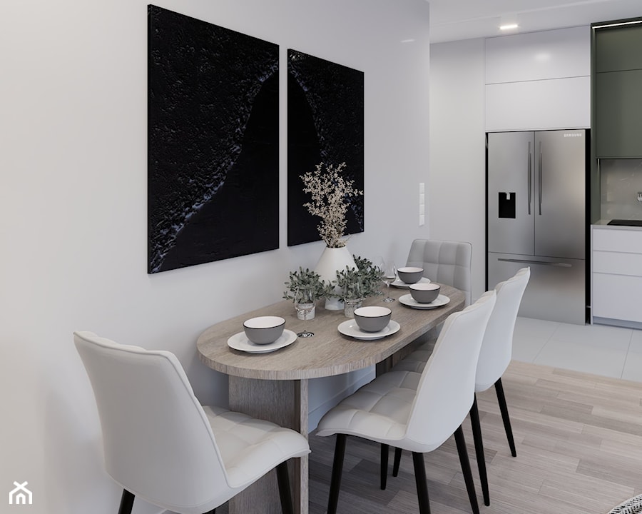 mieszkanie w Warszawie - Kuchnia, styl minimalistyczny - zdjęcie od ES Projekty Wnętrz