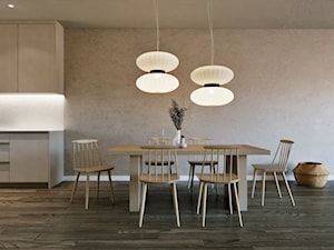 Przytulne proste wnętrza - Jadalnia, styl skandynawski - zdjęcie od ES Projekty Wnętrz
