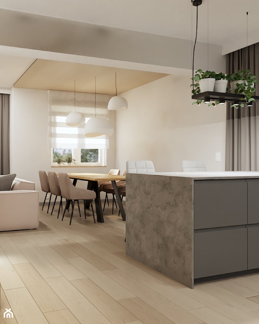 wnętrza domu - Kuchnia, styl minimalistyczny - zdjęcie od ES Projekty Wnętrz