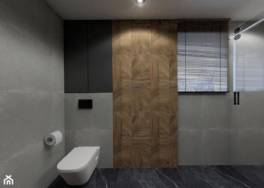 Projekt łazienki - Łazienka, styl nowoczesny - zdjęcie od ES Projekty Wnętrz