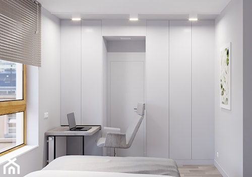 mieszkanie w Warszawie - Sypialnia, styl minimalistyczny - zdjęcie od ES Projekty Wnętrz