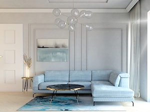 Eleganckie mieszkanie Modern Classic - Salon - zdjęcie od ES Projekty Wnętrz