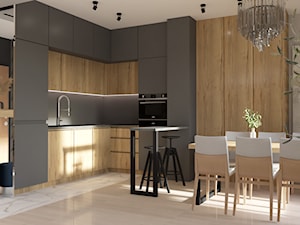 Mieszkanie w Warszawie - Kuchnia, styl nowoczesny - zdjęcie od ES Projekty Wnętrz