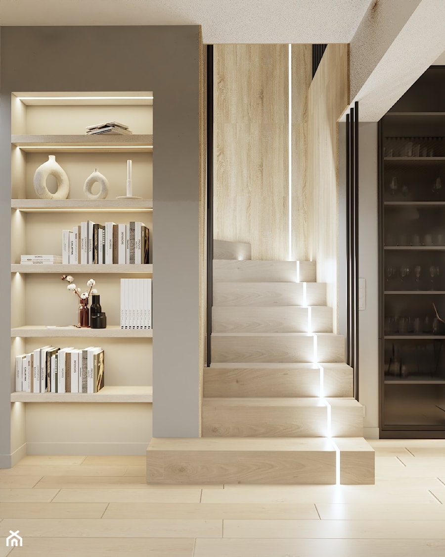 wnętrza domu - Salon, styl minimalistyczny - zdjęcie od ES Projekty Wnętrz
