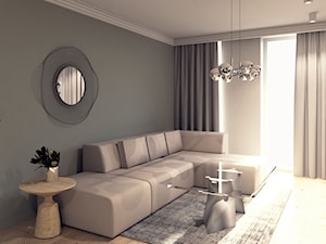 Apartament w Warszawie - Salon, styl glamour - zdjęcie od ES Projekty Wnętrz