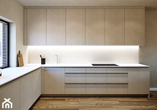 Przytulne proste wnętrza - Kuchnia, styl minimalistyczny - zdjęcie od ES Projekty Wnętrz