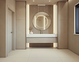 Przytulne proste wnętrza - Łazienka, styl minimalistyczny - zdjęcie od ES Projekty Wnętrz - Homebook