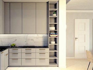 Eleganckie mieszkanie Modern Classic - Kuchnia - zdjęcie od ES Projekty Wnętrz