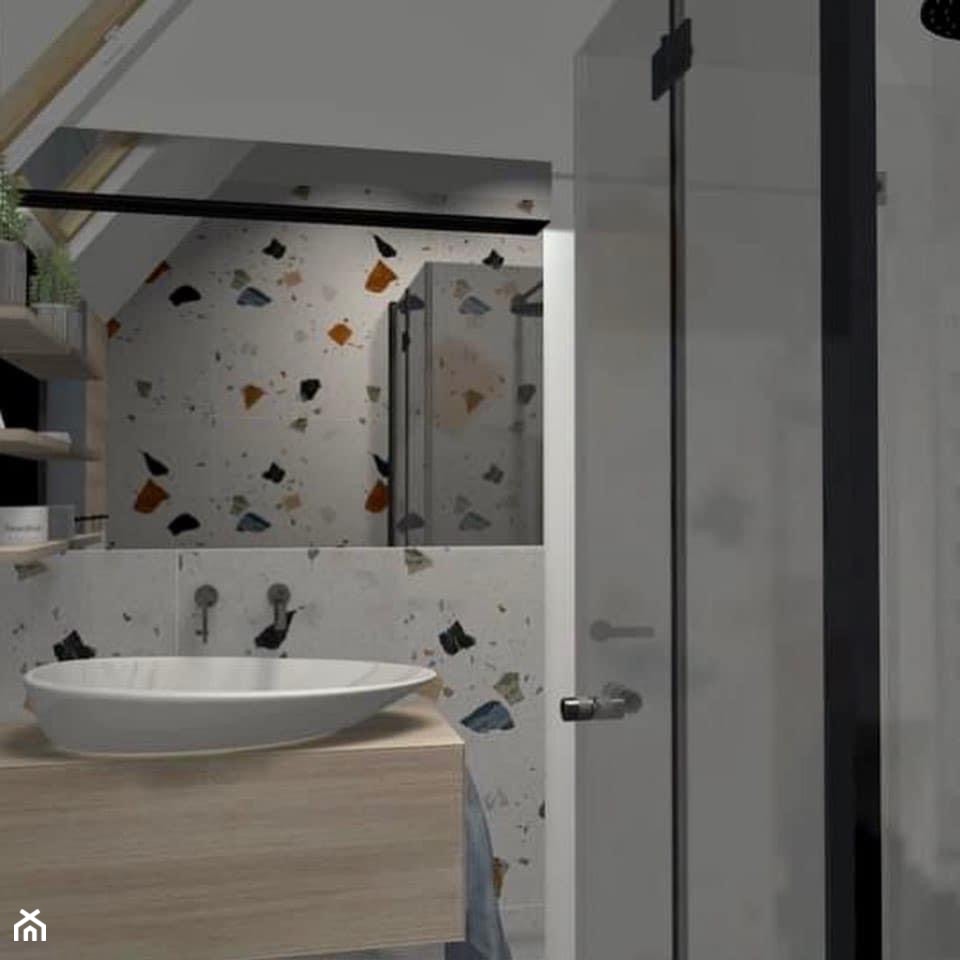 Wizualizacje - mała łazienka - Łazienka, styl nowoczesny - zdjęcie od WnetrzaSzczepankiewiczWalbrzych - Homebook